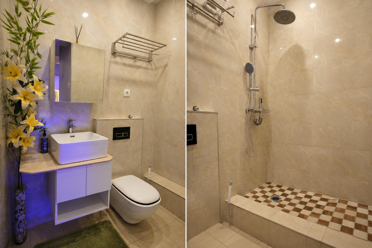 Bathroom 2 — private studio accommodation in Triunfo, Maputo